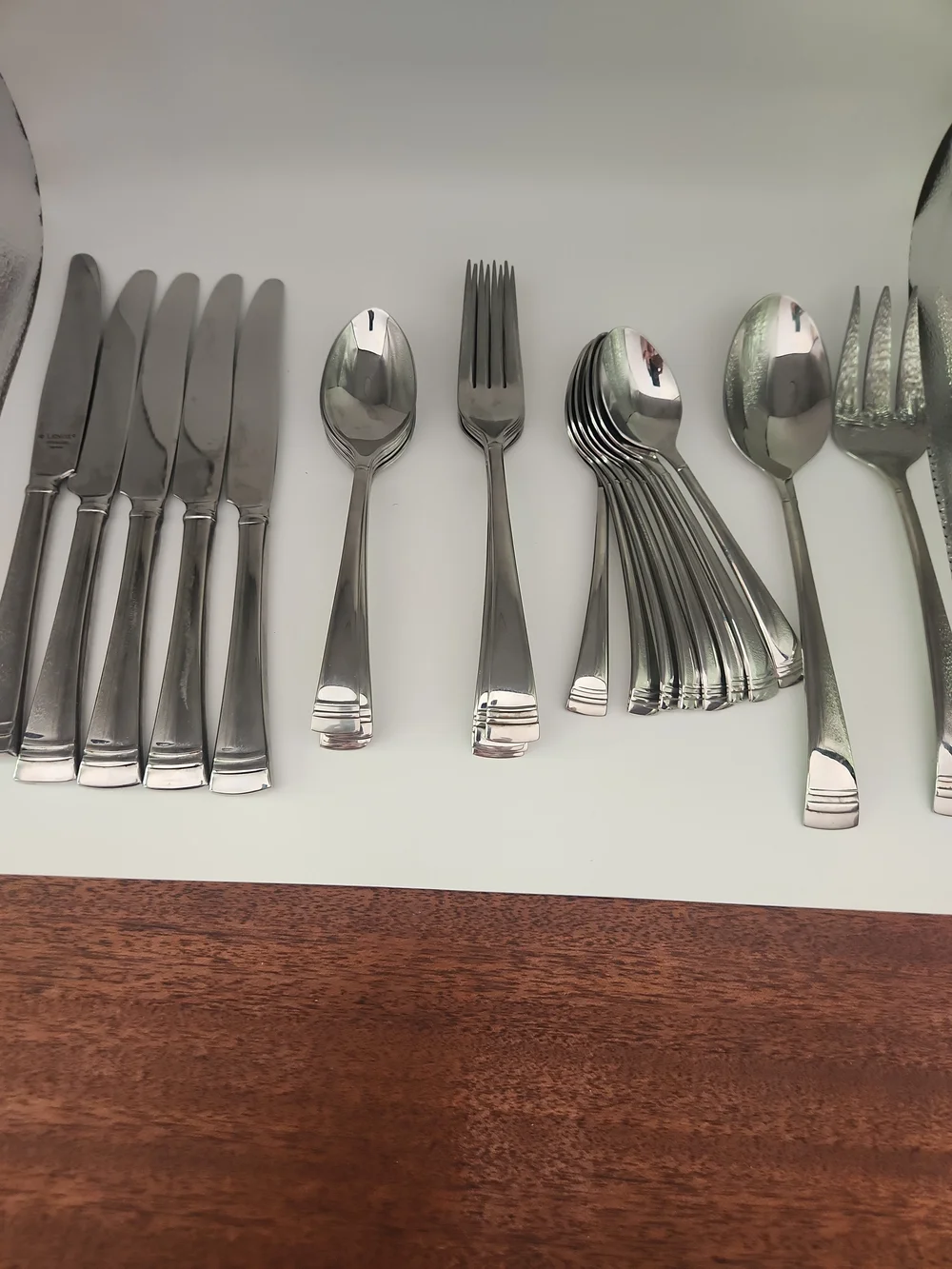 Lenox Stainless Steel 26-Piece Flatware Set - Polished Silver